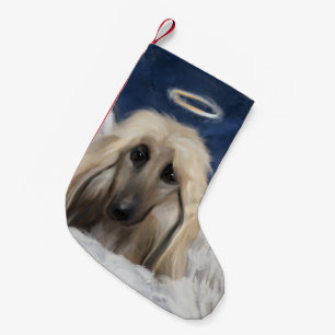 Afghan Hound Engel Kleiner Weihnachtsstrumpf