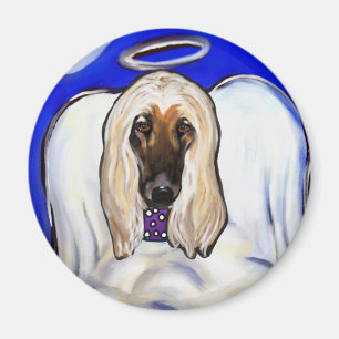 Afghan Hound Engel Magnet