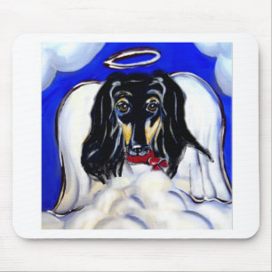 Afghan Hound Engel Mousepad