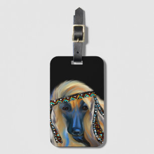 Afghan Hound Gepäckanhänger