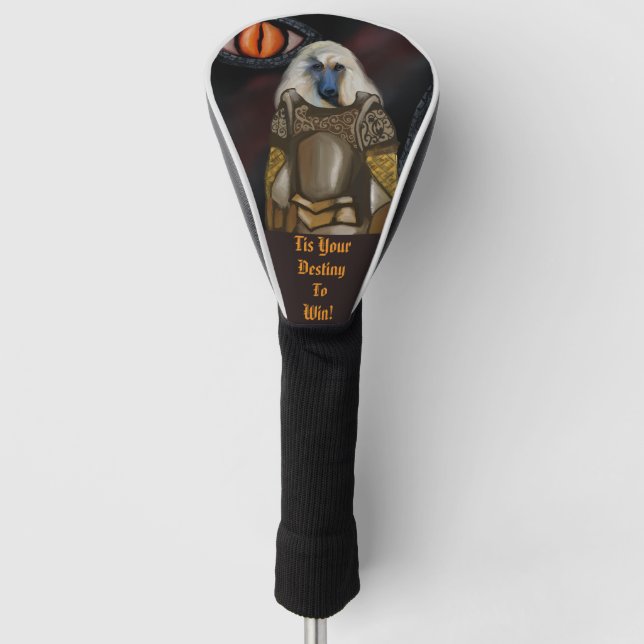 Afghan Hound  Golf Headcover (Vorderseite)