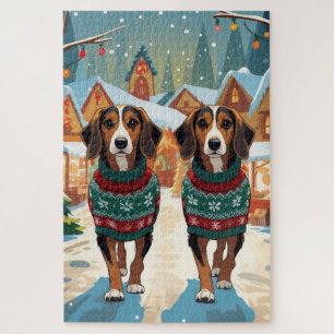 Afghan Hound Hunde Weihnachten Schnee Urlaub