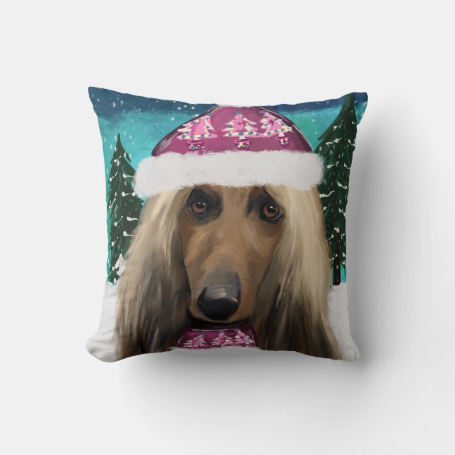 Afghan Hound Kissen (Vorderseite)