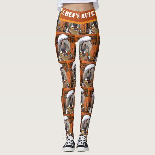 Afghan Hound Leggings (Vorderseite)