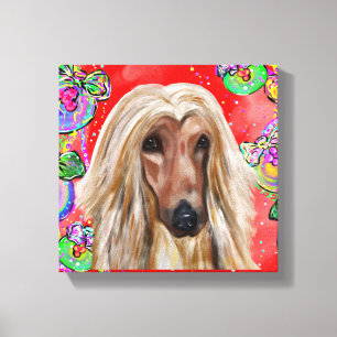 Afghan Hound Leinwanddruck