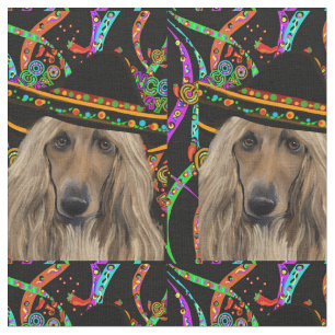 Afghan Hound Mexiko Stoff