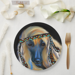 Afghan Hound Pappteller