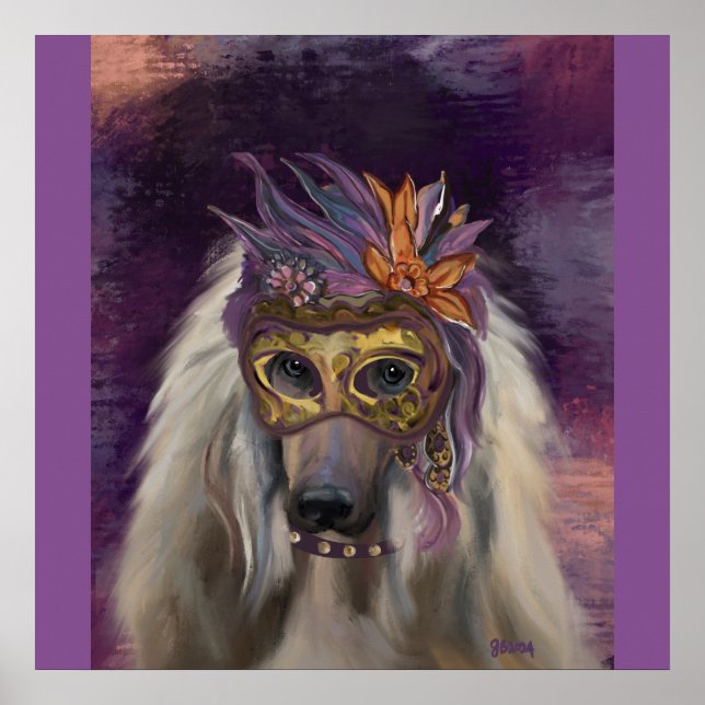AFGHAN HOUND POSTER (Vorne)