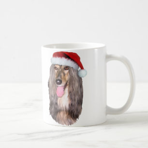 Afghan Hound Santa Claus Kaffeetasse