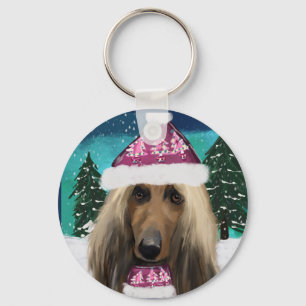 Afghan Hound Schlüsselanhänger