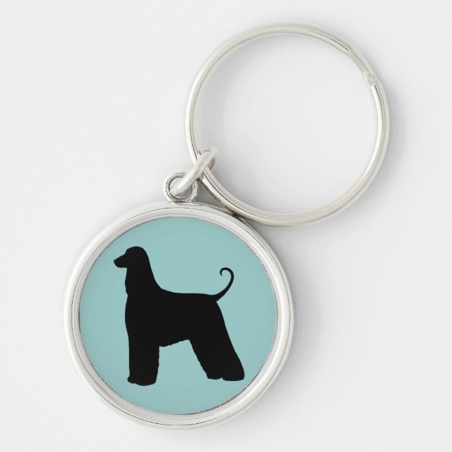 Afghan Hound Schlüsselanhänger (Vorne)