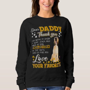 Afghan Hound Sehr geehrter Daddy Danke, dass du me Sweatshirt