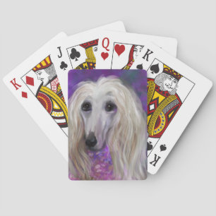 AFGHAN HOUND SPIELKARTEN