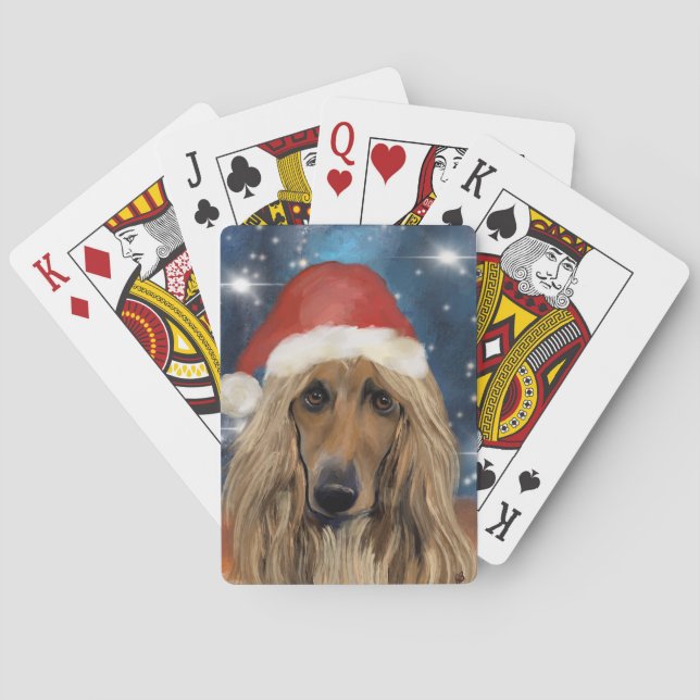 AFGHAN HOUND SPIELKARTEN (Rückseite)