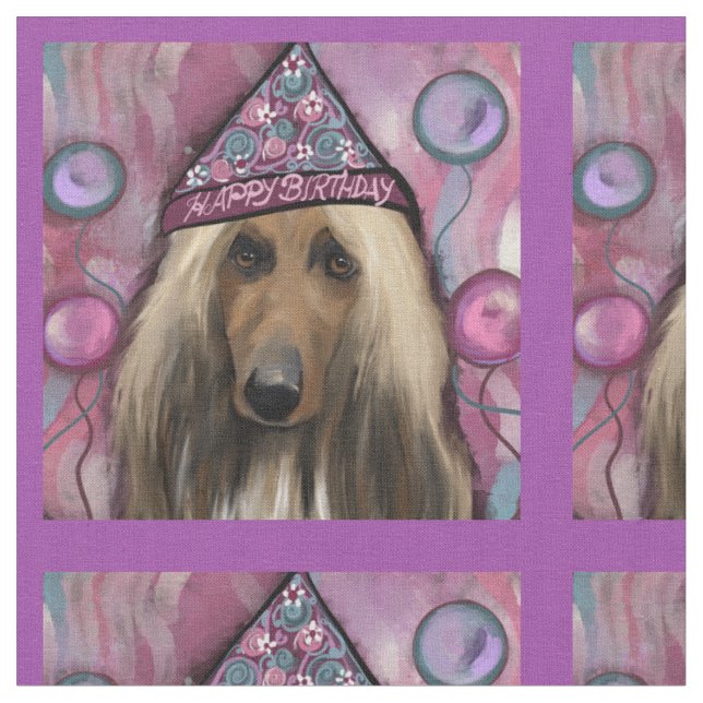 Afghan Hound Stoff (Nahaufnahme)