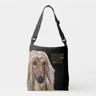 AFGHAN HOUND TRAGETASCHEN MIT LANGEN TRÄGERN