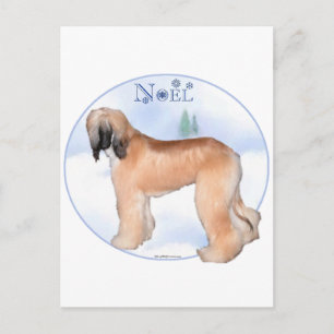 Afghan Hound Weihnachten