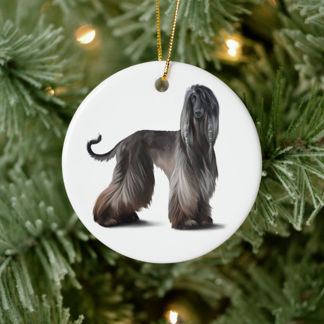 Afghan Hound Weihnachtsschmuck (Baum)