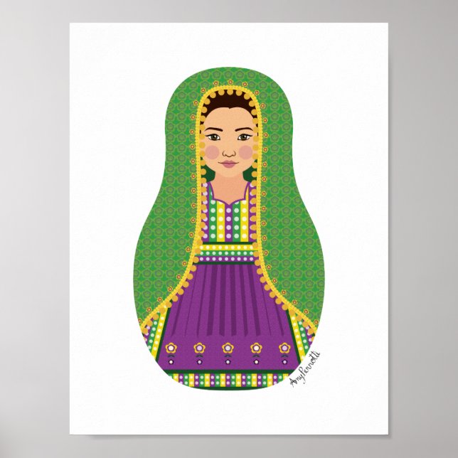 Afghan Matryoshka Poster (Vorne)