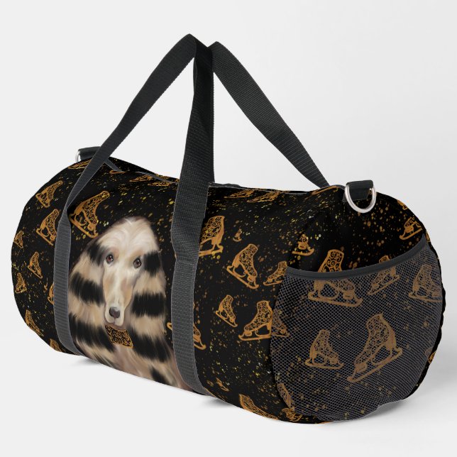 AFGHANEN GOLD  DUFFLE BAG (Rechte Ecke)