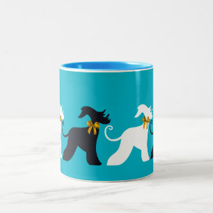 Afghanen in Fest! Zweifarbige Tasse