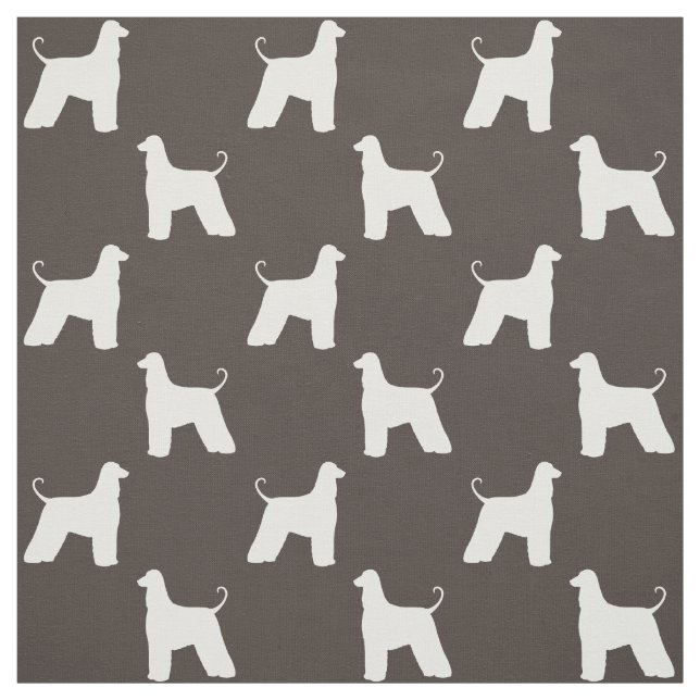 Afghanen-Silhouette-Muster Stoff (Muster)