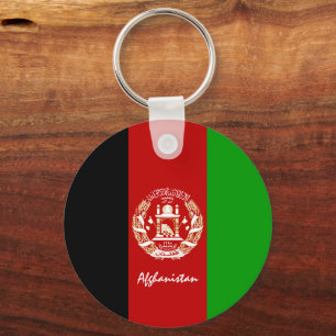 Afghanische Flagge & Afghanistan - Patrioten / Spo Schlüsselanhänger