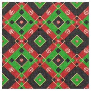 Afghanische Flagge & Afghanistan Trendy Fabric /mo Stoff