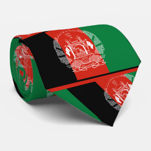 Afghanische Flagge, Flagge Afghanistans Krawatte