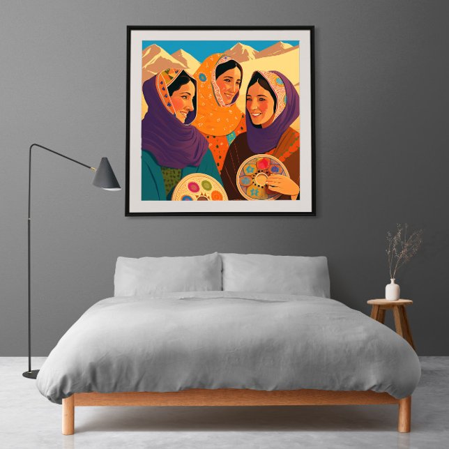 Afghanische Frauen spielen Darya Poster (Von Creator hochgeladen)