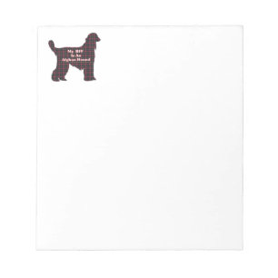 Afghanische Hound-BESTE FREUNDIN Notizblock