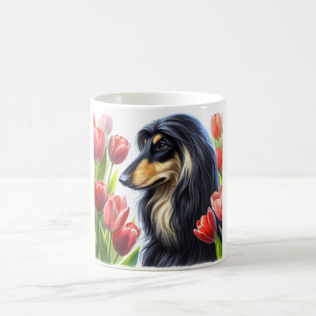 Afghanische Hound-Tasse Kaffeetasse (Mittel)