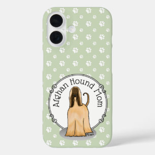 Afghanische Hunde-Mama Afghanische Mama (fawn) Nie iPhone 16 Hülle