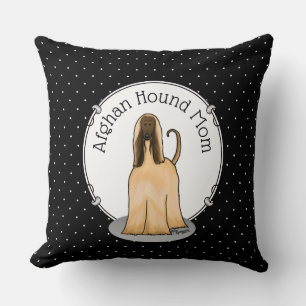 Afghanische Hunde-Mama Afghanische Mama (fawn) Nie Kissen