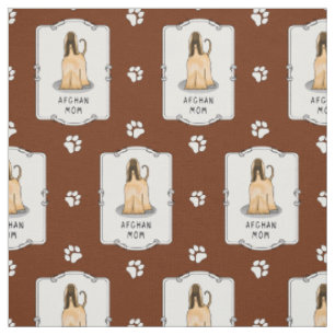 Afghanische Hunde-Mama Afghanische Mama (fawn) Nie Stoff