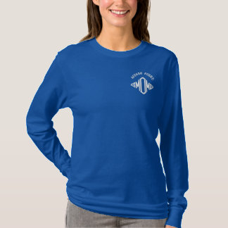 Afghanische Hunde-Mama Besticktes Langarmshirt