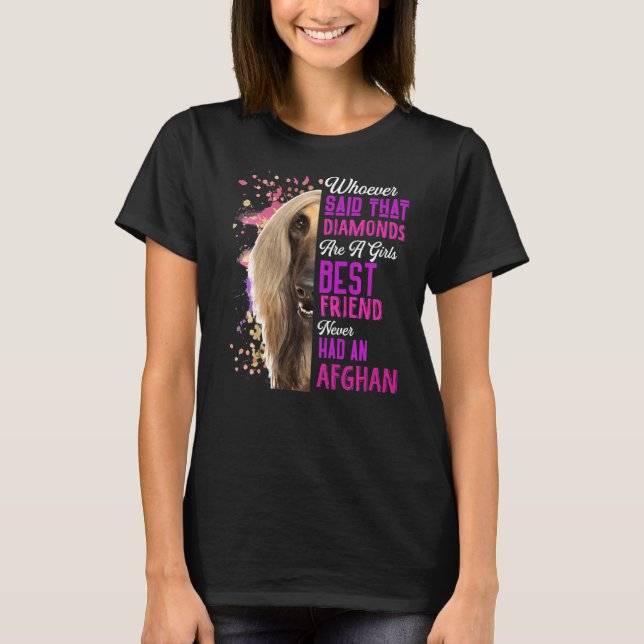 Afghanische Hunde sind die beste Mama für den Freu T-Shirt (Vorderseite)