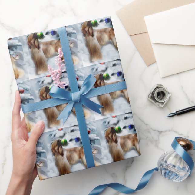 Afghanische Weihnachtszeit Geschenkpapier (Schenken)
