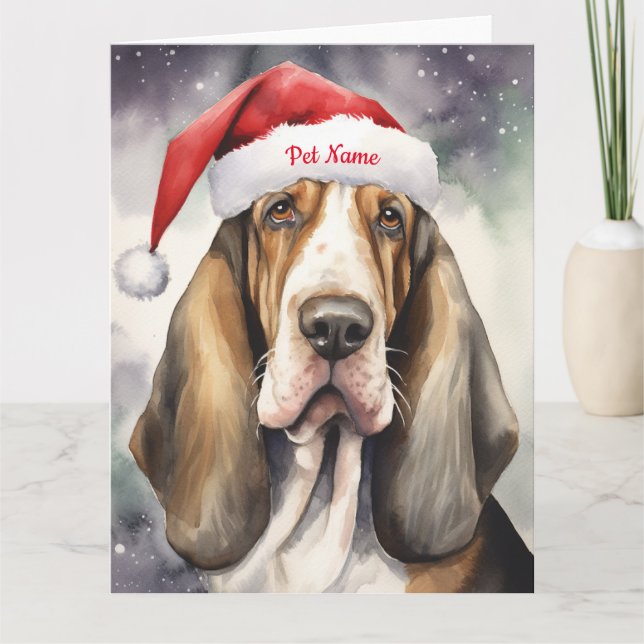 Afghanische Weihnachtszeit Personalisiert Karte (Vorderseite)