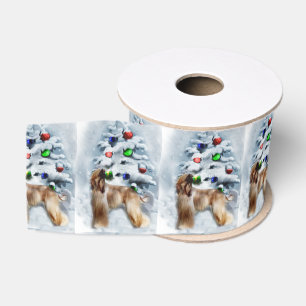 Afghanische Weihnachtszeit Ripsband