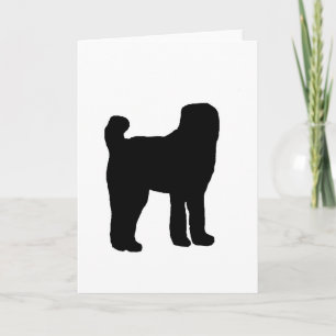 afghanischer Hirte-Silhouette Karte