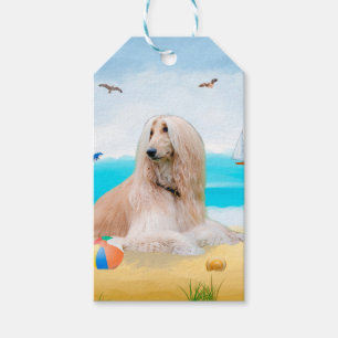Afghanischer Hund am Strand Geschenkanhänger