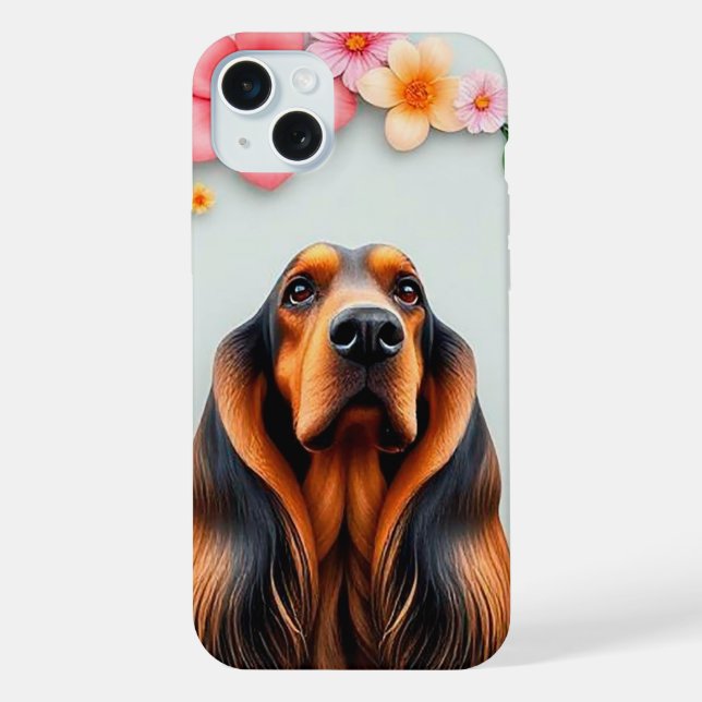 Afghanischer Hund iPhone 15 Plus Hülle (Rückseite)
