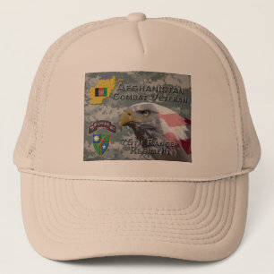 afghanischer Kampfveteran 75. Rangerregiment Truckerkappe