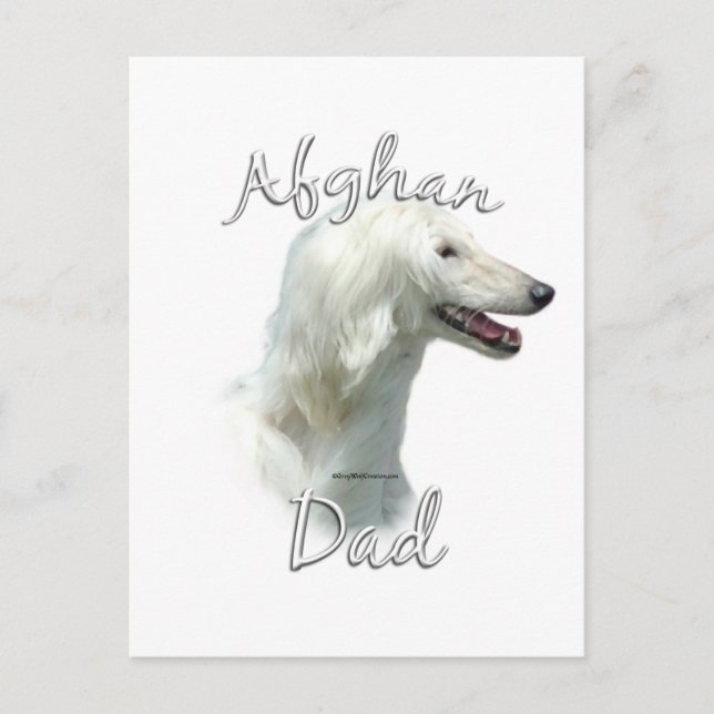 Afghanischer Vater 2 Postkarte (Vorderseite)