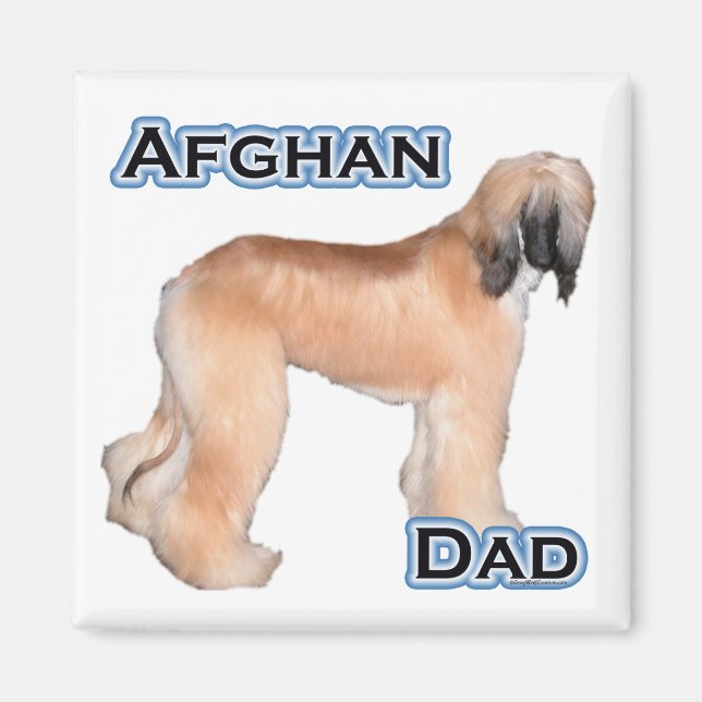 Afghanischer Vater 4 - Magnet (Vorne)