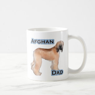 afghanischer Vater; afghanischer Hund-Vater; Vater Kaffeetasse