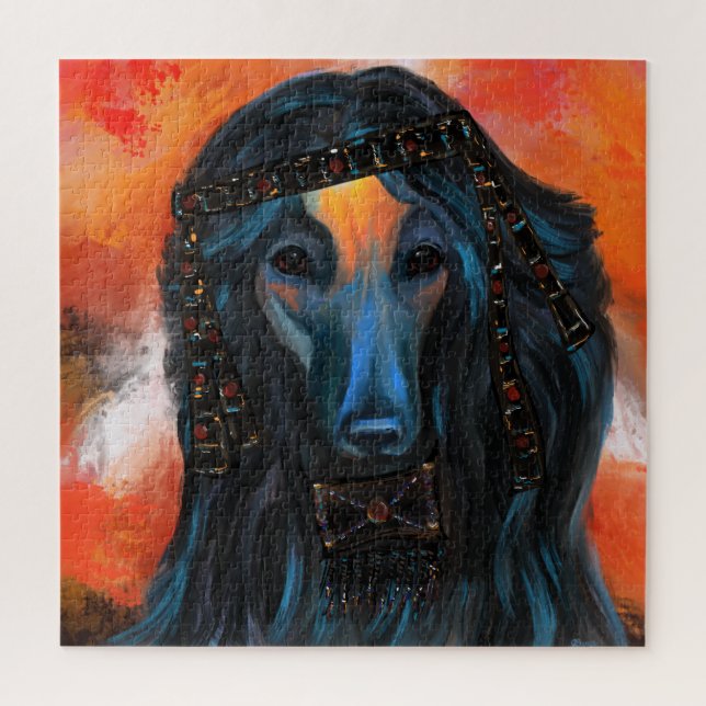 Afghanischer Windhund (Vertikal)