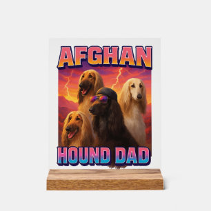 Afghanischer Windhund Acrylschild