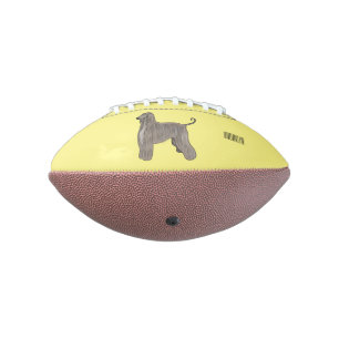 Afghanischer Windhund Cartoon-Illustration Football
